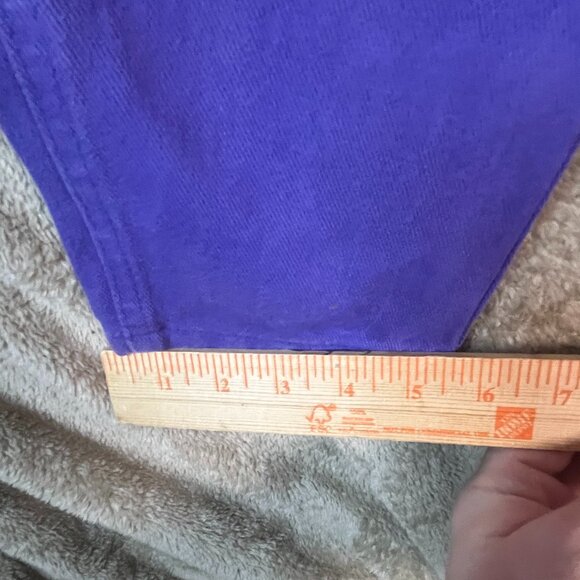 Not Guilty Skinny Jeans High Waisted Pockets Casual Denim Purple Junior Size 5/6 - Picture 7 of 8